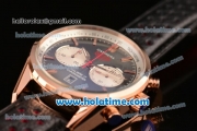 Tag Heuer Carrera Calibre 17 Chrono Miyota OS20 Quartz Rose Gold Case with Grey Dial and Stick Markers