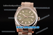 Rolex Air King Asia 2813 Automatic Full Steel with Green Dial and White Stick Markers