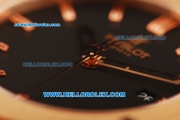 Hublot Classic Fusion Swiss ETA 2824 Automatic Movement Rose Gold Case with Black Dial and Black Rubber Strap