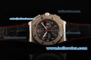 Audemars Piguet Royal Oak Offshore Chronograph Swiss Valjoux 7750 Automatic Movement Steel Case with Black Dial and Black Leather Strap-Limited Edition