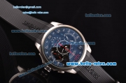 Tag Heuer SLR Mercedes Benz Chrono Miyota OS20 Quartz Steel Case with Black Rubber Strap Black Dial