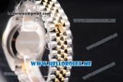 Rolex Datejust Clone Rolex 3135 Automatic Two Tone Case/Bracelet with Blue Dial and Stick Markers (BP)