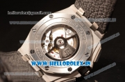 Audemars Piguet Royal Oak Offshore Black Dial 1:1 Clone With Black Leather Strap JF 26411PO.OO.A002CR.01