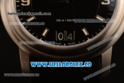 BlancPain Aqua Lung Japanese Miyota 9015 Automatic Steel Case with Black Dial and Black Rubber Strap - (AAAF)