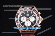 Tag Heuer Formula 1 Miyota Quartz Rose Gold Case with Stick Markers Black Dial and Black Nylon Strap