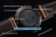 Zenith Pilot Type 20 GMT Asia ST25 Automatic PVD Case with Black Dial Arabic Numeral Markers and Brown Leather Strap