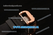 Richard Mille RM19-02 Tourbillon Fleur 9015 Auto Rose Gold Case with Black Dial and Black Rubber Strap