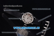 Zenith Pilot Type 20 GMT Asia ST25 Automatic Steel Case with White Dial Arabic Numeral Markers and Black Leather Strap