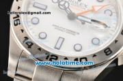 Rolex Explorer II Rolex 3187 Automatic Full Steel with White Dial and Dot Markers (NOOB)