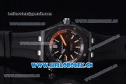 Audemars Piguet Royal Oak Offshore Diver Clone AP Calibre 3120 Automatic PVD Case with Black Dial and Black Rubber Strap (EF)