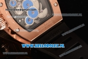 Richard Mille RM 018 Tourbillon Hommage a Boucheron 9015 Auto Rose Gold Case with Skeleton Dial and Black Rubber Strap