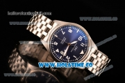IWC Pilot's Watches Mark XVII Edition "Le Petit Prince" Swiss ETA 2892 Automatic Full Steel with Blue Dial and White Arabic Numeral Markers - 1:1 Original