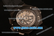 Hublot Big Bang Chronograph Swiss Valjoux 7750 Automatic PVD Case with Black Dial and Black Rubber Strap (YF)