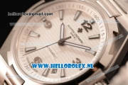 Vacheron Constantin Overseas Original 9015 Auto Steel Case with White Dial and Steel Bracelet - 1:1 Origianl (LF)