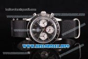 Rolex Daytona Vintage Edition Miyota Quartz Steel Case with Black Nylon Strap Stick Markers and Black Dial (GF) Rolex Daytona Vintage Edition Miyota Quartz Steel Case with Black Nylon Strap Stick Markers and Black Dial (GF)