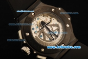 Hublot Big Bang Chronograph Swiss Valjoux 7750 Automatic Movement PVD Case with Black Dial and PVD Bezel