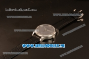 Chopard L.U.C 9015 Auto Steel Case with Grey Dial and Black Leather Strap - 1:1 Original (JF)