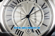Cartier Ballon Bleu De Large Miyota 9015 Automatic Steel Case/Bracelet White Dial With Roman Numeral Markers(JF)