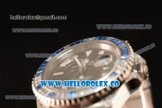 Rolex GMT-Master II All Diamond Blue Bezel Automatic (Correct Hand Stack) 116759SA