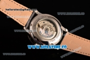 Blancpain ST25 Automatic Steel Case with Black Dial and Black Leather Strap