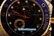 Rolex Yacht Master II Oyster Perpetual Chronometer Automatic with Black Dial-Blue Bezel