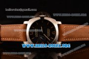 Panerai Luminor Marina 1950 3 Days Automatic Asia Automatic Steel Case with Black Dial and Brown Leather Strap PAM 312R