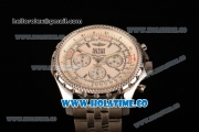 Breitling Bentley 6.75 Speed Chrono Swiss Valjoux 7750 Automatic Steel Case with Stick Markers and Beige Dial (GF)