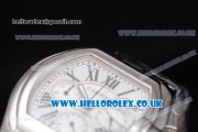 Cartier Roadster Chronograph Japan Seiko VK 67 Quartz Stainless Steel Case/Bracelet with Silver Dial and Roman Markers