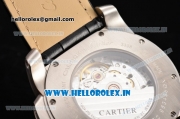 Cartier Calibre De Swiss ETA 2824 Automatic Steel Case with Black Dial and White Roman Numeral Markers