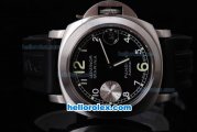 Panerai Luminor Marina Pam 086 Chronograph Automatic with White Bezel and Black Dial