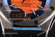 Audemars Piguet Royal Oak Offshore Diver Asia 2813 Automatic Steel Case with Orange Dial and Stick Markers Orange Rubber Strap (EF)