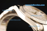 Rolex Datejust II Swiss ETA 2836 Automatic Movement Full Steel with White Dial and White Stick Markers