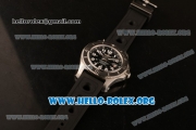Breitling SuperOcean II Swiss ETA 2824 Automatic Steel Case with Black Dial and Black Rubber Strap (GF)