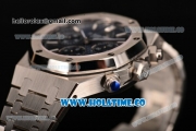 Audemars Piguet Royal Oak Chronograph 41mm Swiss Valjoux 7750 Automatic Full Steel with Blue Dial and Stick Markers (EF)