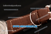 Panerai Radiomir 3 Days Acciaio P.3000 Auto Steel Case with Brown Dial and Brown Leather Strap - 1:1 Origianl (ZF)