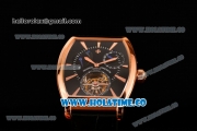 Vacheron Constantin Malte Tourbillon Power Reserve Swiss Tourbillon Manual Winding Rose Gold Case with Black Dial and Stick Markers