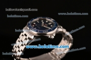 Omega Seamaster Diver 300M Swiss ETA 2824 Automatic Full Steel with Ceramic Bezel and Blue Dial - 1:1 Best Edition (BP)