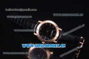 Audemars Piguet Jules Audemars Clone AP Calibre 3120 Automatic Rose Gold Case with Black Dial and Stick Markers (EF)