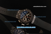 Hublot Big Bang Swiss Valjoux 7750 Automatic Movement Ceramic Case and Bezel - Black Rubber Strap