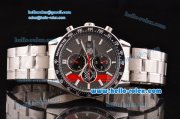 Tag Heuer Carrera Goodwood Speed RL18-MT Automatic Steel Case with White Stick Markers Black Dial and Stainless Steel Strap