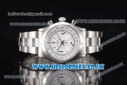 Rolex Pre-Daytona Chrono Miyota OS20 Quartz Stainless Steel Case/Bracelet with White Dial and Stick Markers