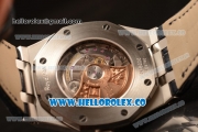 Audemars Piguet Royal Oak 41mm Blue Dial Automatic Clone Ap 3120 Movement Blue Leather Strap 15500ST.OO.1220ST.01 JH