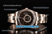 Rolex Sky-Dweller Asia Automatic Steel Case with Black Dial and Arabic Numeral Markers