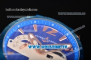 Ulysse Nardin El Toro / Black Toro Asia Automatic Rose Gold Case with Stick Markers Blue Dial and Blue Bezel