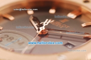 Hublot Classic Fusion Swiss ETA 2824 Automatic Rose Gold Case with Brown Dial and Black Leather Strap-1:1 Original