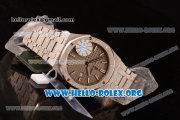 Audemars Piguet Royal Oak Lady Miyota Quartz Steel Case with Grey Dial and Steel Bracelet (EF)