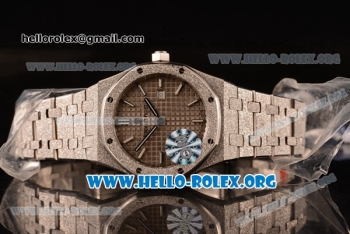 Audemars Piguet Royal Oak Lady Miyota Quartz Steel Case with Grey Dial and Steel Bracelet (EF)