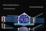 Ulysse Nardin Imperial St. Petersburg Maxi Marine Chronometer Enamel Limited Edition Auotmatic Steel Case with Blue Dial and Roman Numeral Markers