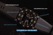 Bell & Ross BR 03 Aviation Original Quartz PVD Case with Black Dial and Black Rubber Strap 1:1 Original