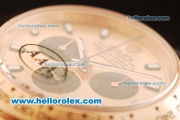 Rolex Daytona II Chronograph Swiss Valjoux 7750 Automatic Movement Full Rose Gold with Orange Dial and White Markers